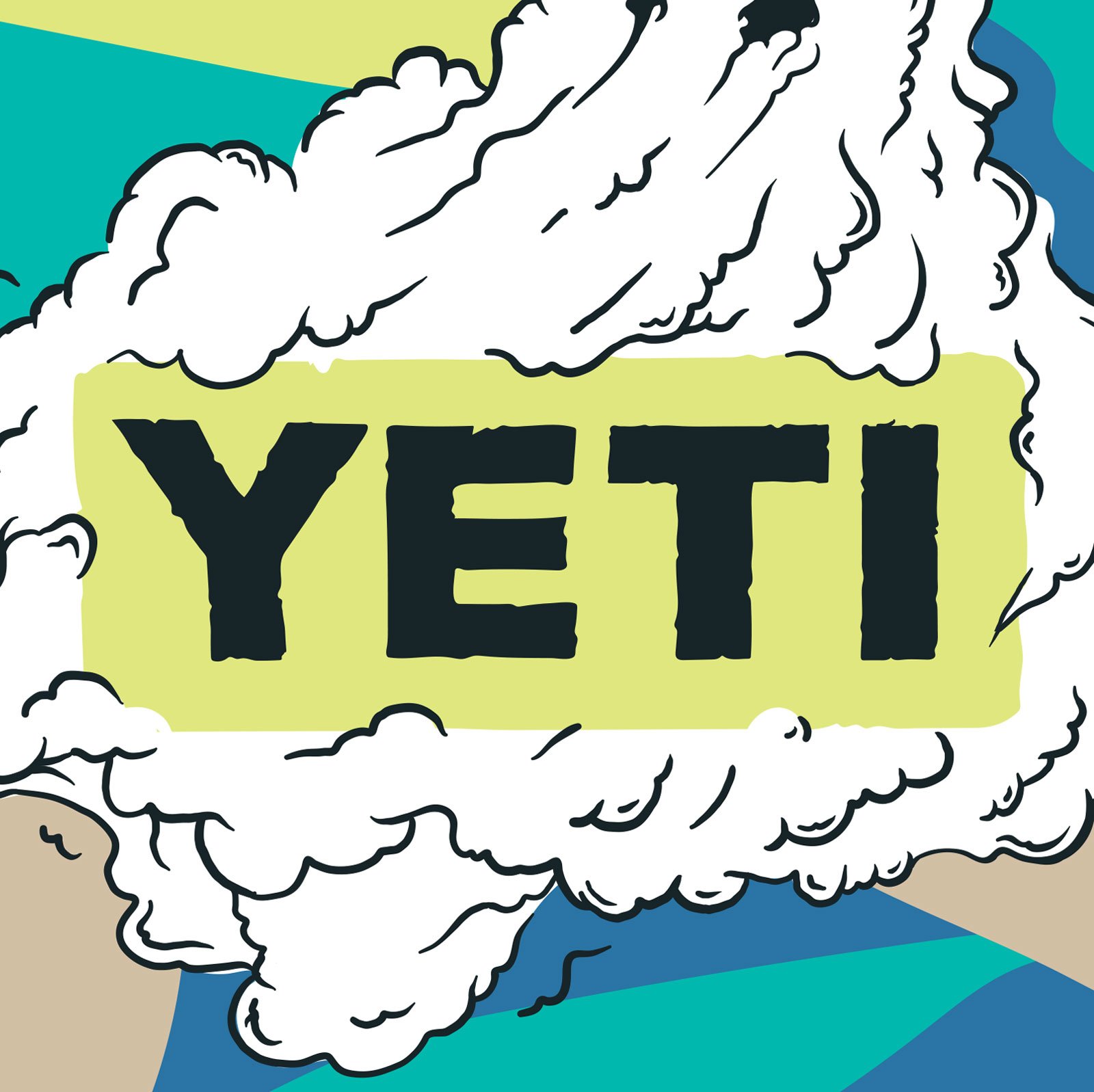 Illustrative Yeti Logo